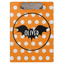 ハロウィーントリックまたはモノグラムのパーソナライズされた治療 クリップボード