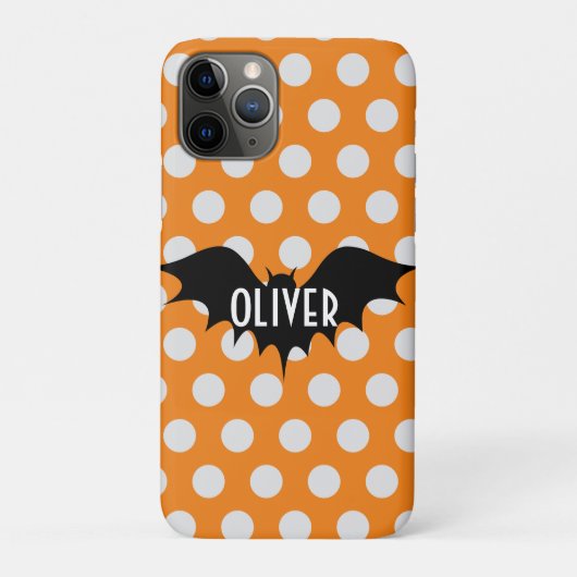 ハロウィーントリックまたはモノグラムのパーソナライズされた治療 Case-Mate iPhoneケース (裏)