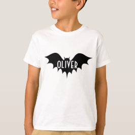 ハロウィーントリックまたはモノグラムのパーソナライズされた治療 Tシャツ