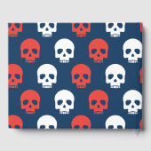 ハロウィーントリックまたは可愛いスカルを扱う。名前の追加 ゲストブック (裏面)