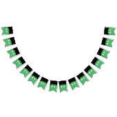 ハロウィーントリックまたは可愛いフランケンシュタインモンスターの治療 バンティングフラッグ (全)