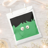 ハロウィーントリックまたは可愛いフランケンシュタインモンスターの治療 フェイバーバッグ (クリップ留めされた状態)