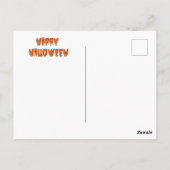 ハロウィーントリックまたは子どもの治療 ポストカード (裏面)