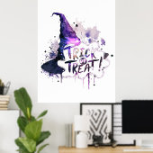 ハロウィーントリックまたは治療 ポスター (ホームオフィス)