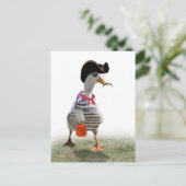 ハロウィーントリックまたは海賊ダックの治療 ポストカード (スタンド正面)