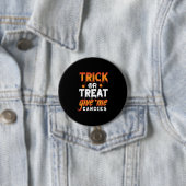 ハロウィーントリックまたは私の与えキャンディーを治療 缶バッジ (インサイチュ)