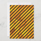 ハロウィーントリック/男の子や女の子を扱う誕生日 招待状 (裏面)