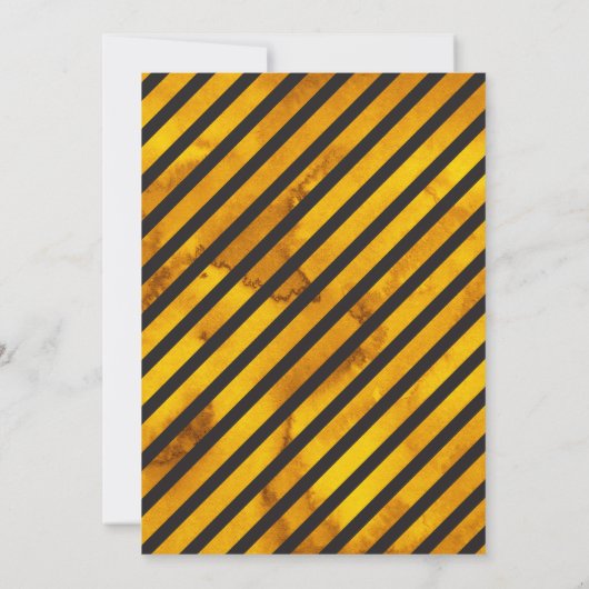 ハロウィーントリック/男の子や女の子を扱う誕生日 招待状 (裏面)