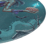 ハロウィーントリートまたはゾンビガールフレンドw脳 カッティングボード (角)