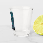 ハロウィーントリートまたはゾンビガールフレンドw脳 ショットグラス (右)