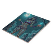 ハロウィーントリートまたはゾンビガールフレンドw脳 タイル (側面)