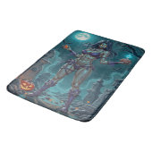 ハロウィーントリートまたはゾンビガールフレンドw脳 バスマット (アングル)