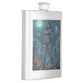 ハロウィーントリートまたはゾンビガールフレンドw脳 フラスク (右)