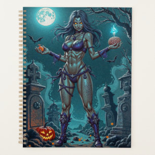 ハロウィーントリートまたはゾンビガールフレンドw脳 プランナー手帳