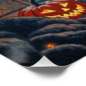 ハロウィーントリートまたはゾンビガールフレンドw脳 ポスター (コーナー)