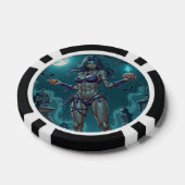 ハロウィーントリートまたはゾンビガールフレンドw脳 ポーカーチップ (シングル)