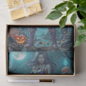 ハロウィーントリートまたはゾンビガールフレンドw脳 薄葉紙 (ギフト)