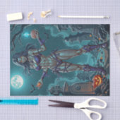 ハロウィーントリートまたはゾンビガールフレンドw脳 薄葉紙 (クラフト)