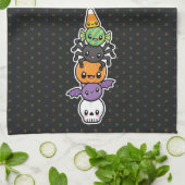 ハロウィーントリートキッチンタオル キッチンタオル (折り畳み)