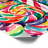 ハロウィーントリートコラージュ ポスター (角)