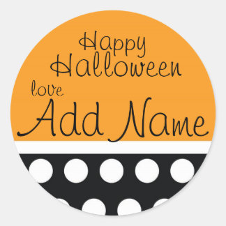 ハロウィーントリートバッグシール ラウンドシール