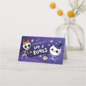 ハロウィーントリートバッグトッパー、DIYグディーバッグラベル プレイスカード (正面)