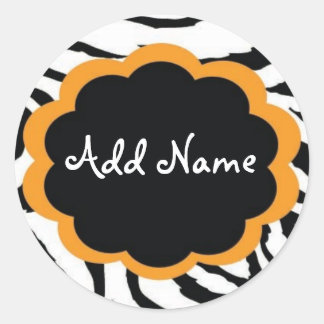 ハロウィーントリートバッグラベル ラウンドシール