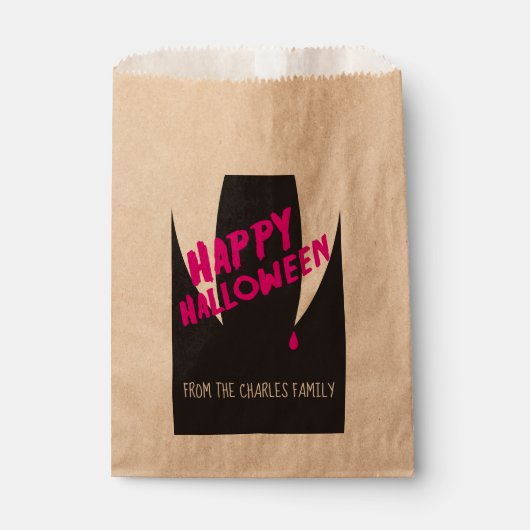 ハロウィーントリートバッグ フェイバーバッグ (正面)