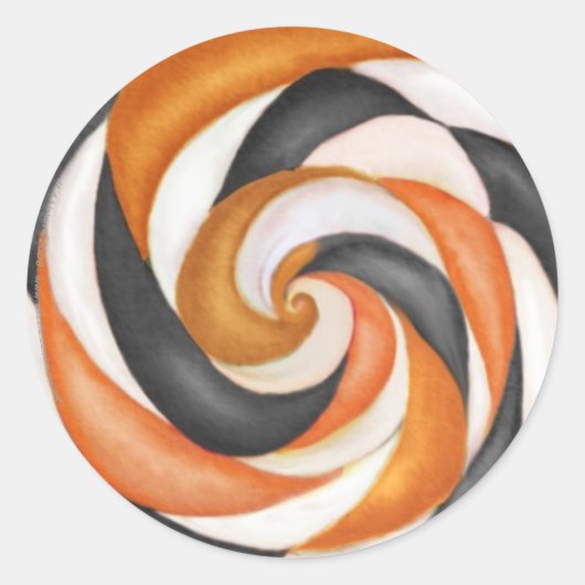 ハロウィーントリート – ハロウィーンステッカー ラウンドシール (正面)