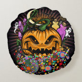 ハロウィーントリート ラウンドクッション (裏面)