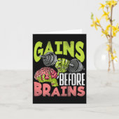 ハロウィーントレーニングゾンビウェイトリフティングゲインベフォー カード (黄色い花)