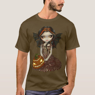 ハロウィーントワイライトゴシックの妖精のシャツ Tシャツ