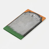 ハロウィーントンムストーン墓スカルクロスボーンズ ポストイット (アングル)