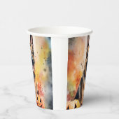 ハロウィーンドイツの羊飼いカボチャ怖い 紙コップ (右)