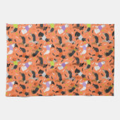 ハロウィーンドイツの羊飼い キッチンタオル (横)