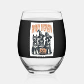 ハロウィーンドイツの羊飼い.jpg ステムなしワイングラス (正面)