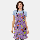 ハロウィーンドイツショートポインターエプロン エプロン (着用した状態)