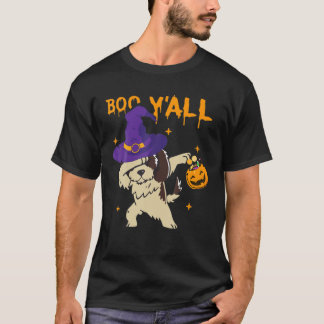 ハロウィーンドウィッチハットカボチャ動物L Tシャツ
