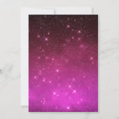 ハロウィーンドファンシーレスパーティーミイムピンク 招待状 (裏面)