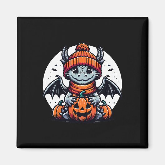 ハロウィーンドラゴンパンプキン マグネット (正面)