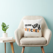 ハロウィーンドリンクアップウィッチ装飾用クッション クッション (椅子)