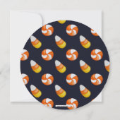 ハロウィーンドリンクキャンディーズ&トリートハロウィン 招待状 (裏面)