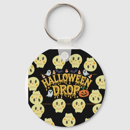 ハロウィーンドロップ キーホルダー (正面)