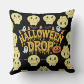 ハロウィーンドロップ クッション (裏面)