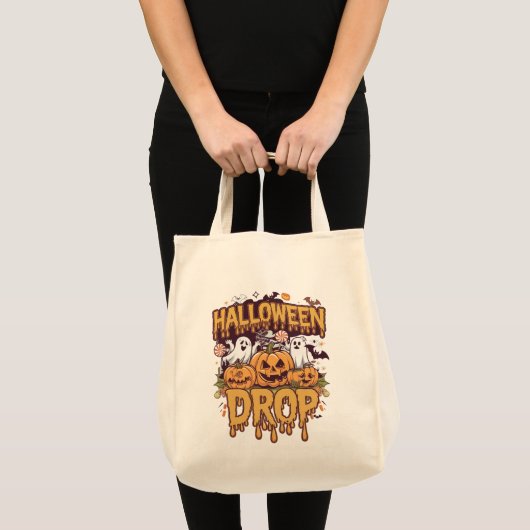 ハロウィーンドロップ トートバッグ (正面(商品))