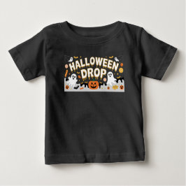 ハロウィーンドロップ ベビーTシャツ