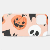 ハロウィーンドードル、カボチャ、こうもりパターン。 Case-Mate iPhoneケース (裏面 (横))