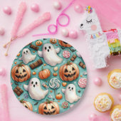 ハロウィーンドードレス ペーパープレート (パーティー)