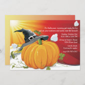 ハロウィーンドーン招待状 招待状 (正面/裏面)