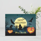 ハロウィーンナイトお祝い、カーニバルファンタジームーン 招待状 (スタンド正面)